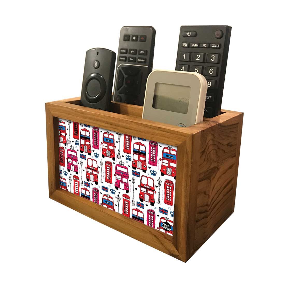 Beautiful Remote Control Holder Organizer For TV / AC Remotes - London Travel - Image 9