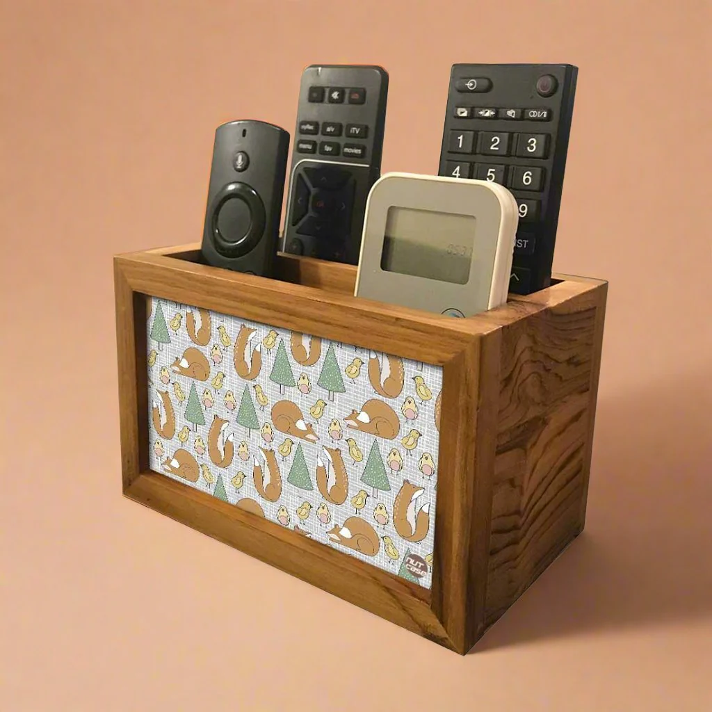 Organizer For TV AC Remotes - VINTAGE WOODS