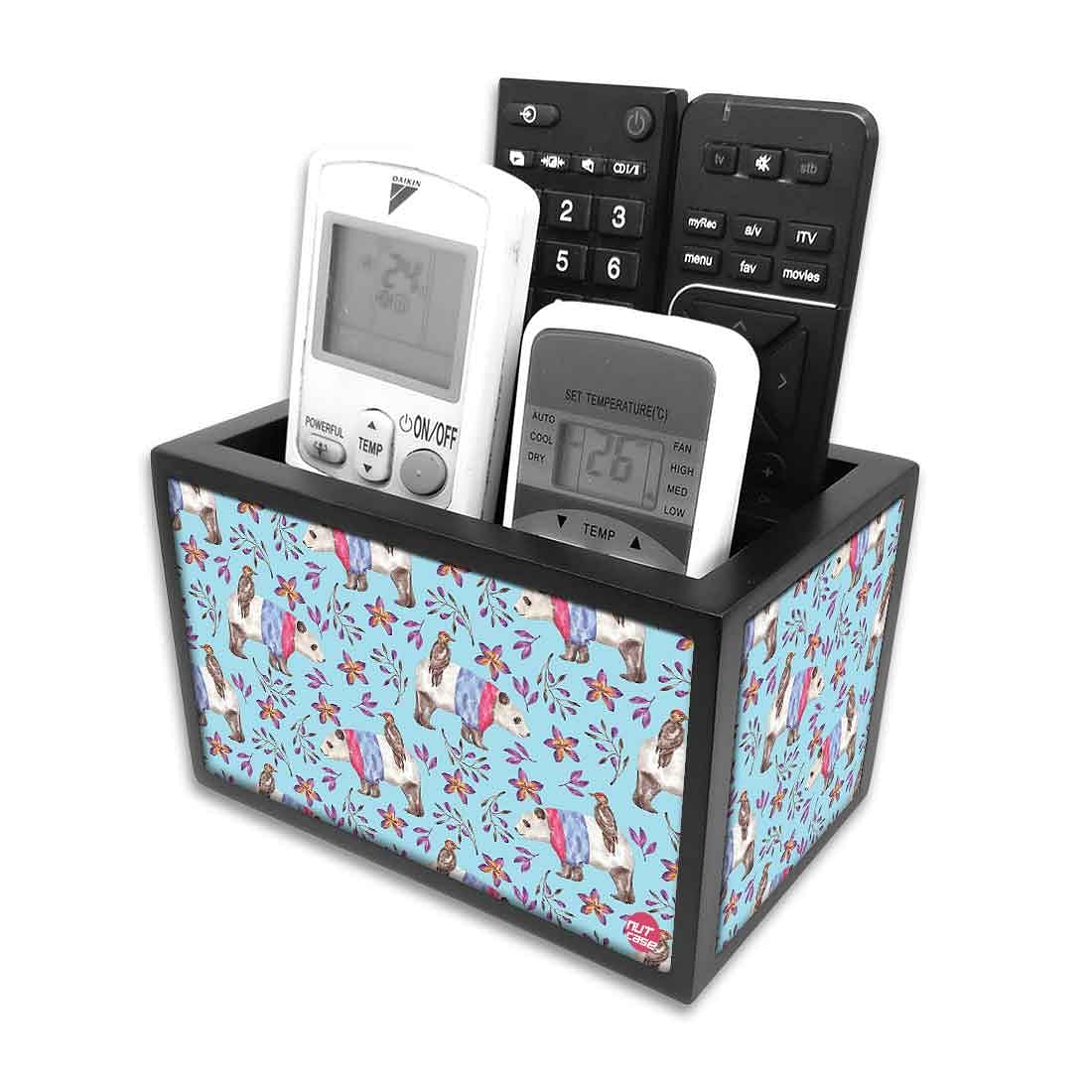 Cute Tv Remote Organizer - Bird & Panda - Image 3