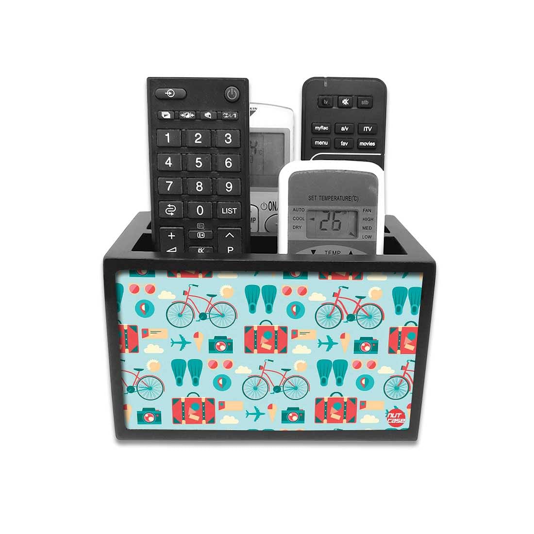 Blue Tv Remote Holder For TV / AC Remotes -  Travel Art - Image 3