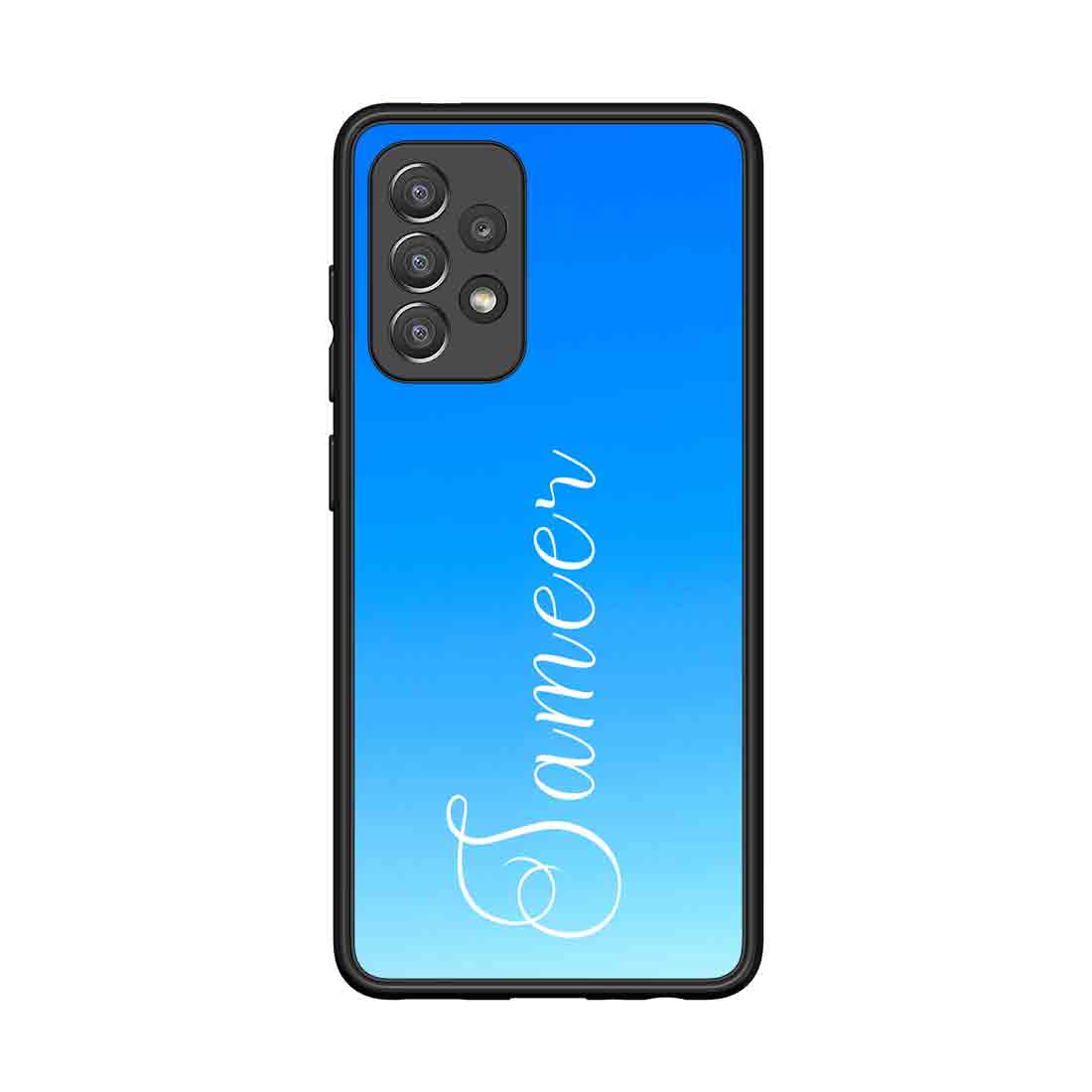 Samsung A52 Cover Customized with Name Design Phone Case - Blue Sea - Image 2