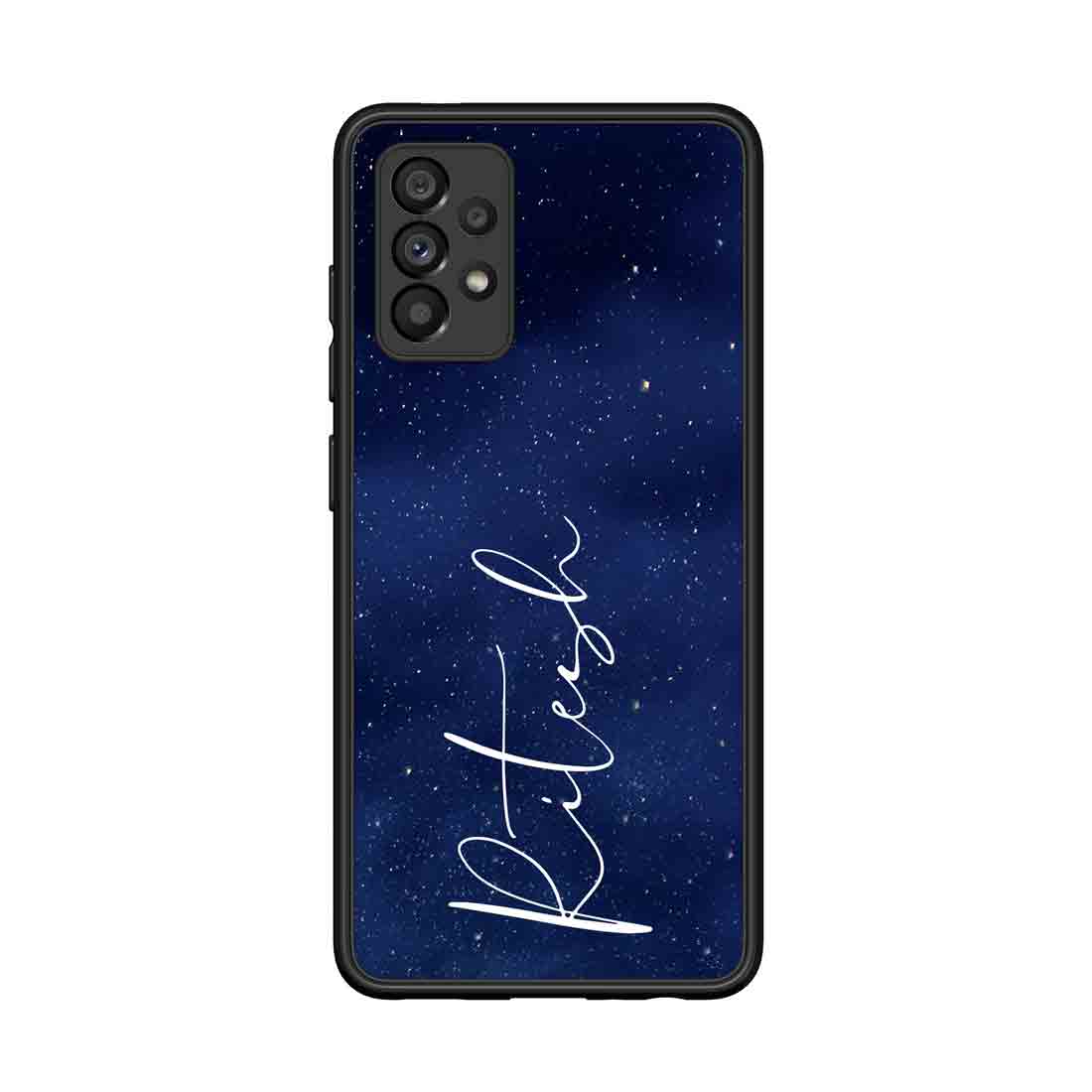 Samsung A53 Mobile Cover with Name Custom Samsung Phone Cases - Starry Night - Image 2