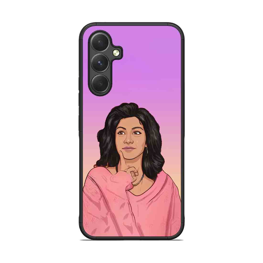 Samsung A54 5G Case Custom Back Cover with Photo - Cartoonify From Photo - Image 2