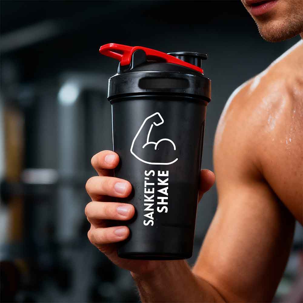 Custom Shaker Bottle for Protein Mixer Sippers Gym Workouts with Whisk Ball - Image 6