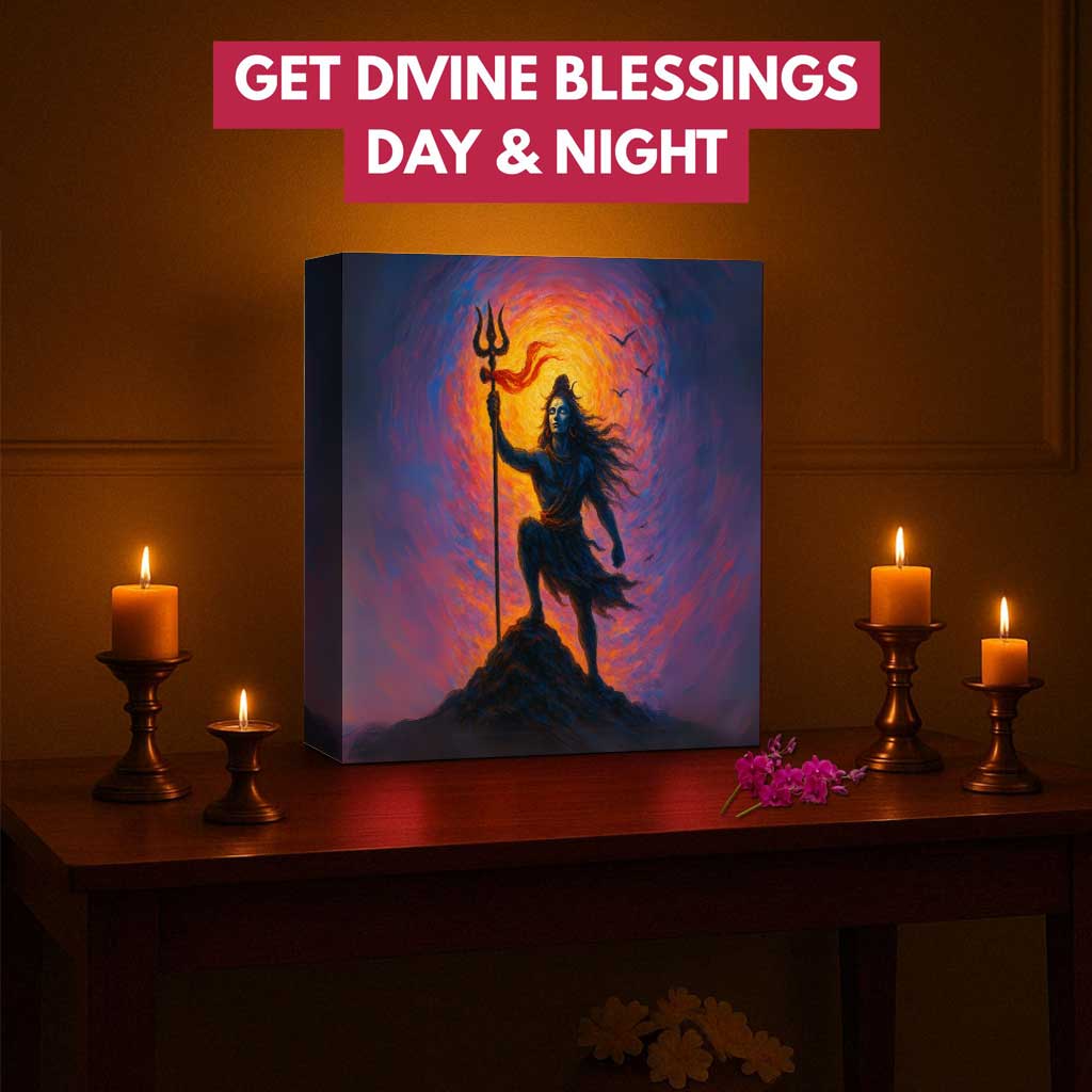 Shiva Light Lamp for Spiritual Home Décor – Beautiful Mahadev LED Lamp - Image 4