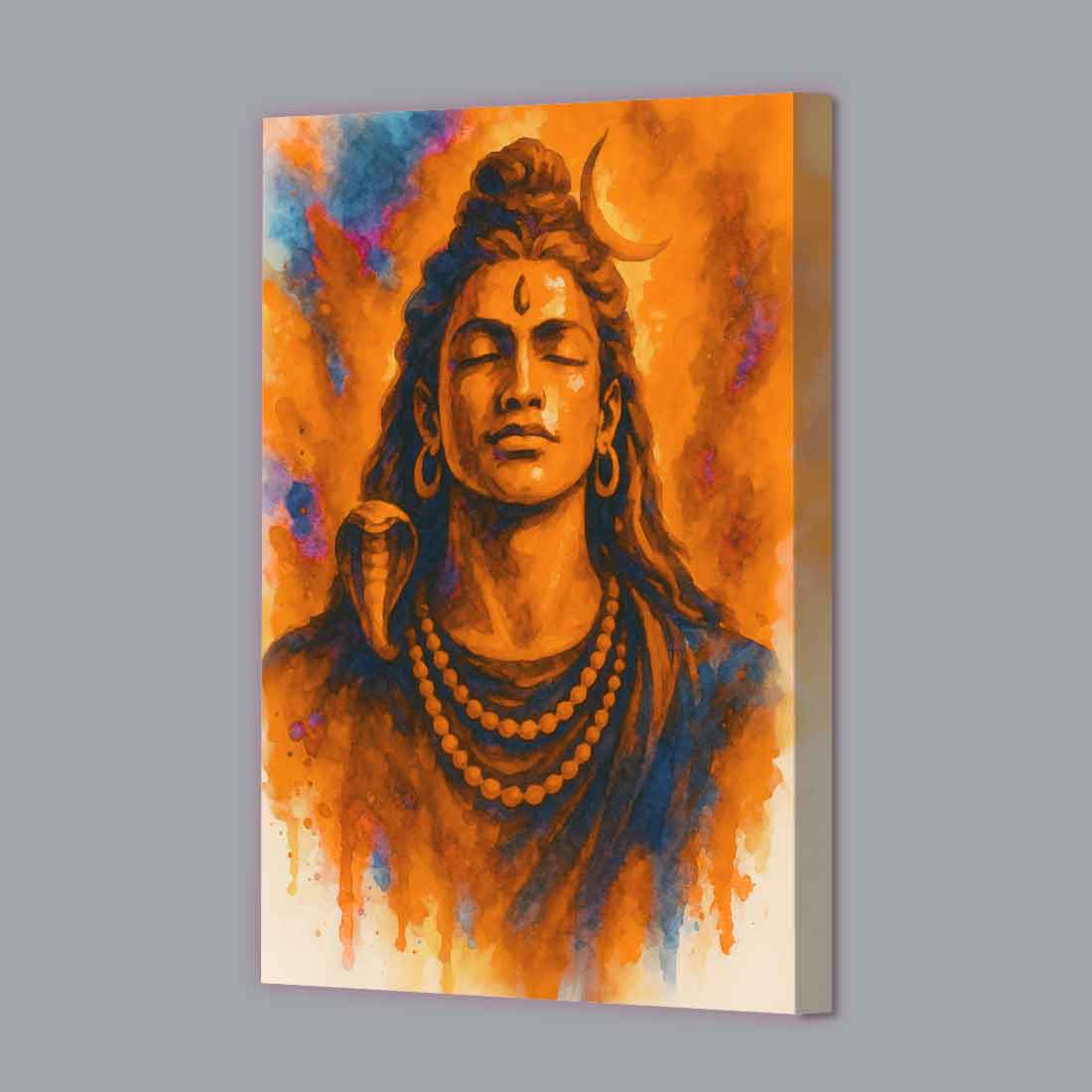 Shiva Photo Frame with LED Lighting – Premium Wall Décor for Pooja Room & Gifting - Image 5