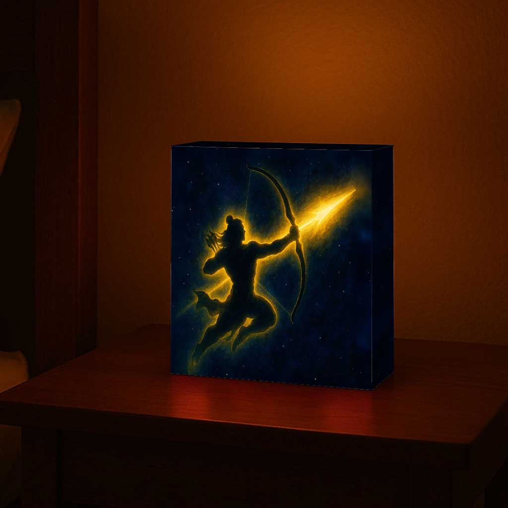 Shree Ram Wall Lamp – LED Night Light for Home Temple & Pooja Room Decoration - Image 3