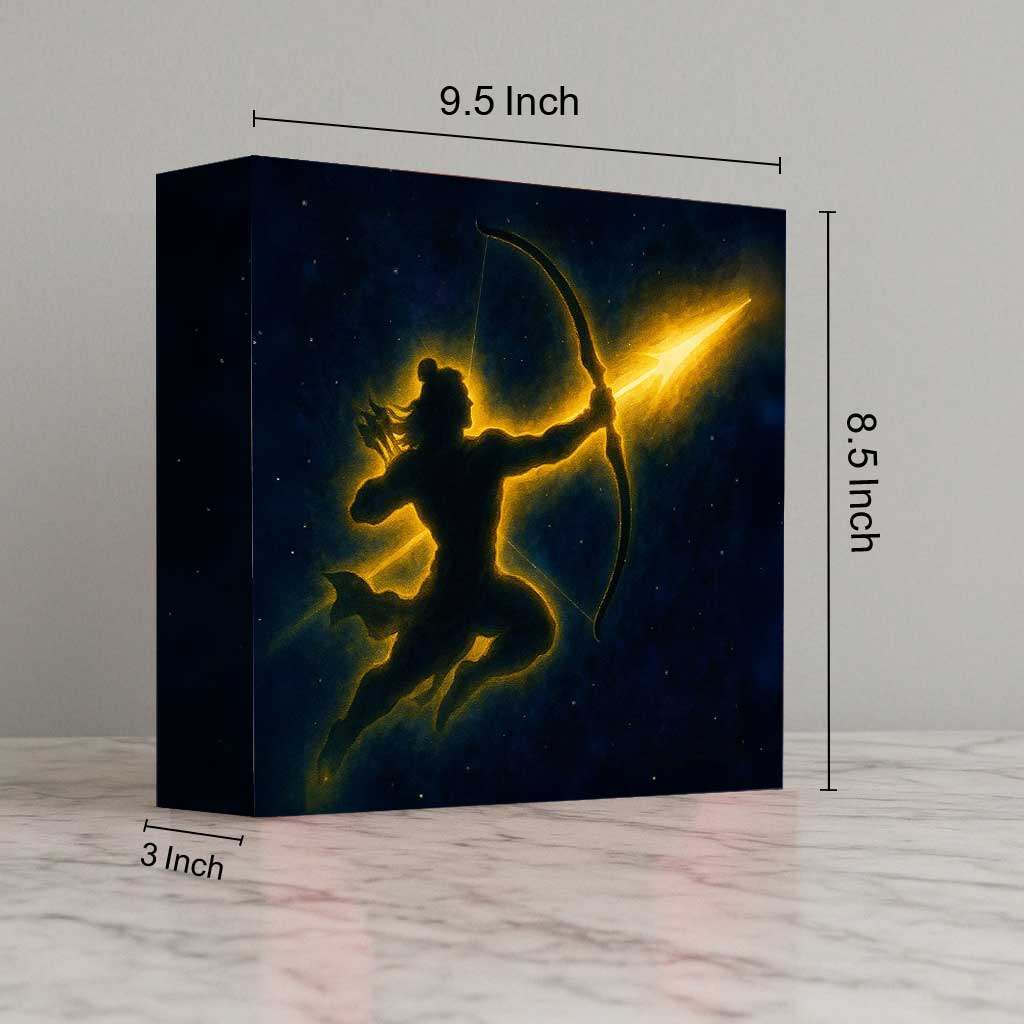 Shree Ram Wall Lamp – LED Night Light for Home Temple & Pooja Room Decoration - Image 6