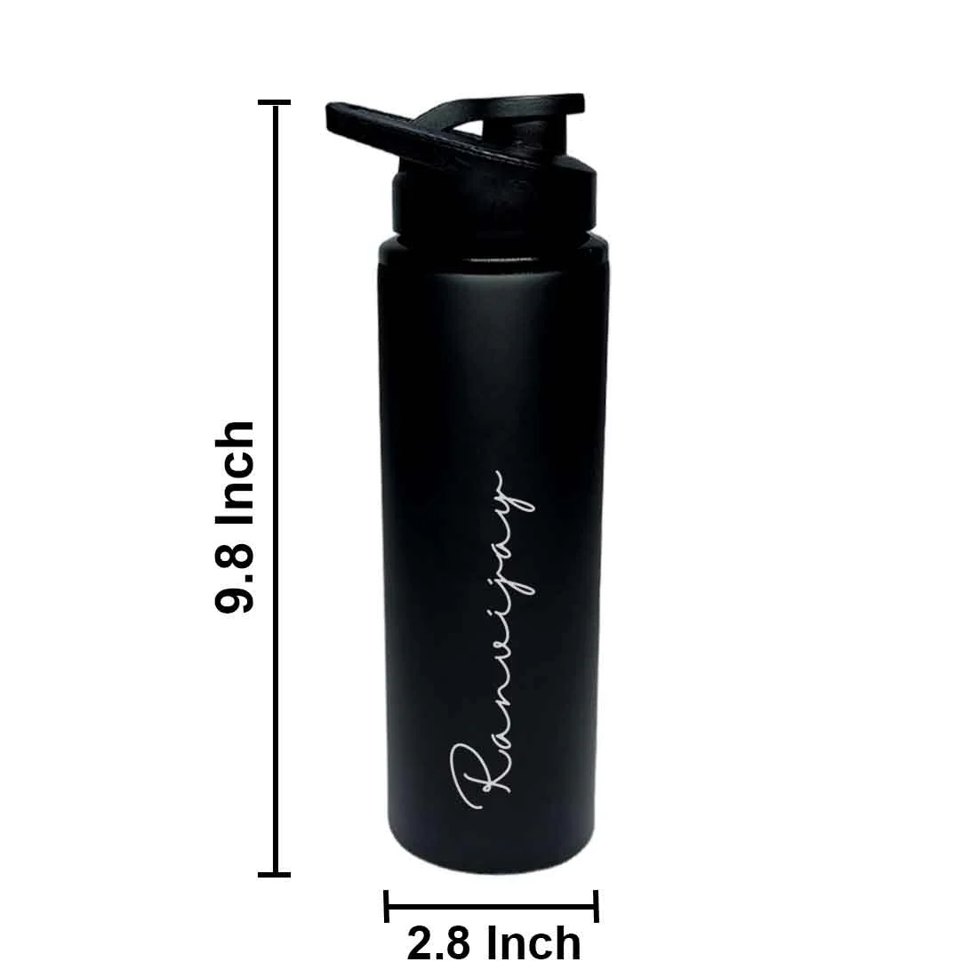 Personalized Steel Sipper Water Bottle With Engraving for Office Use - Image 7