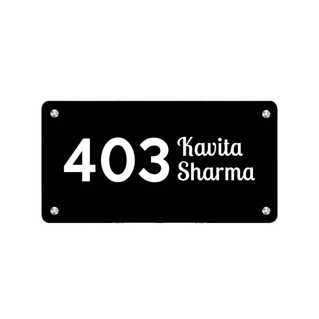 Customized Small Metal Name Plates for Office Home House Outdoor - Image 7