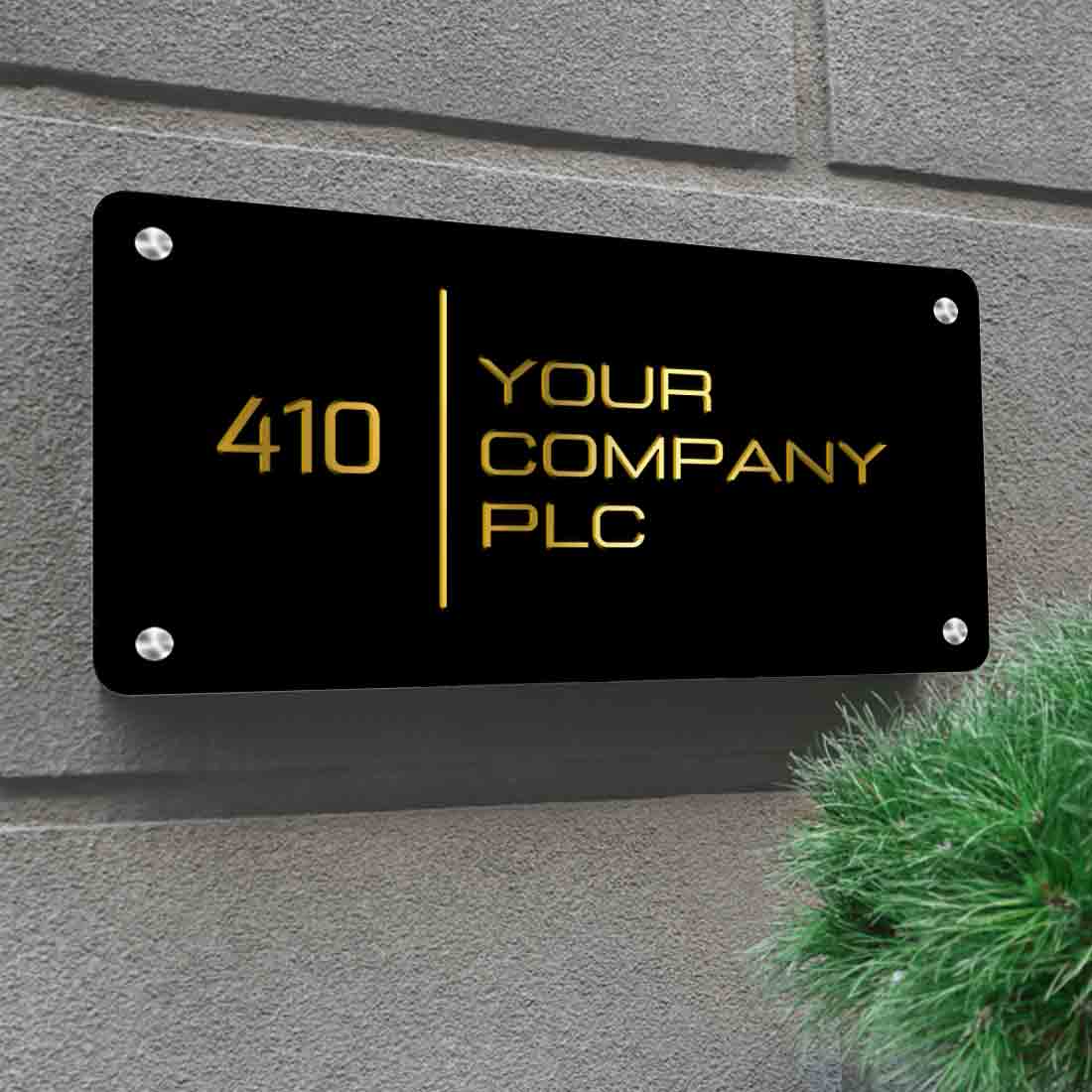 Personalized Small Metal Name Plates for Home Entrance Outdoor - Image 11