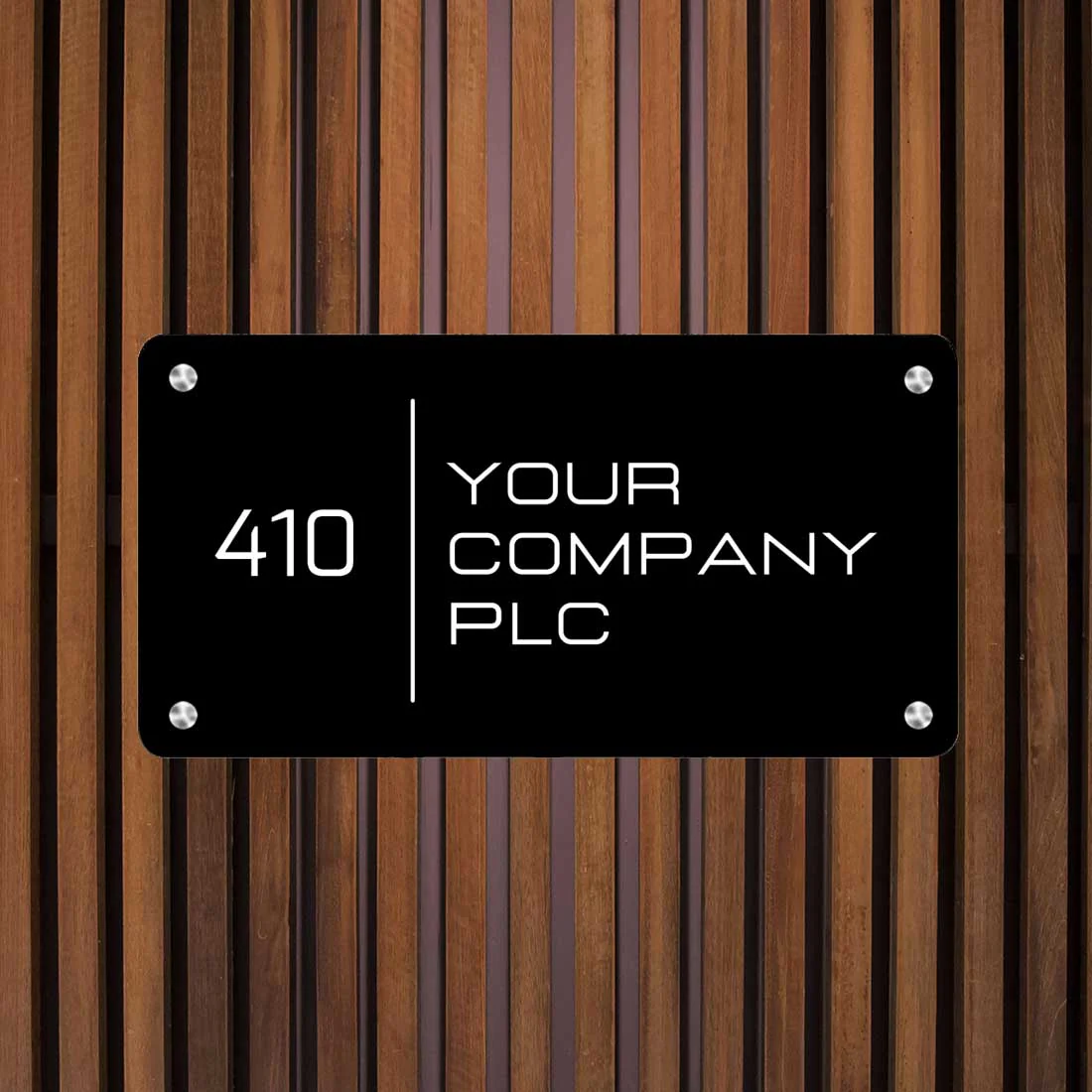 Personalized Small Metal Name Plates for Home Entrance Outdoor - Image 3