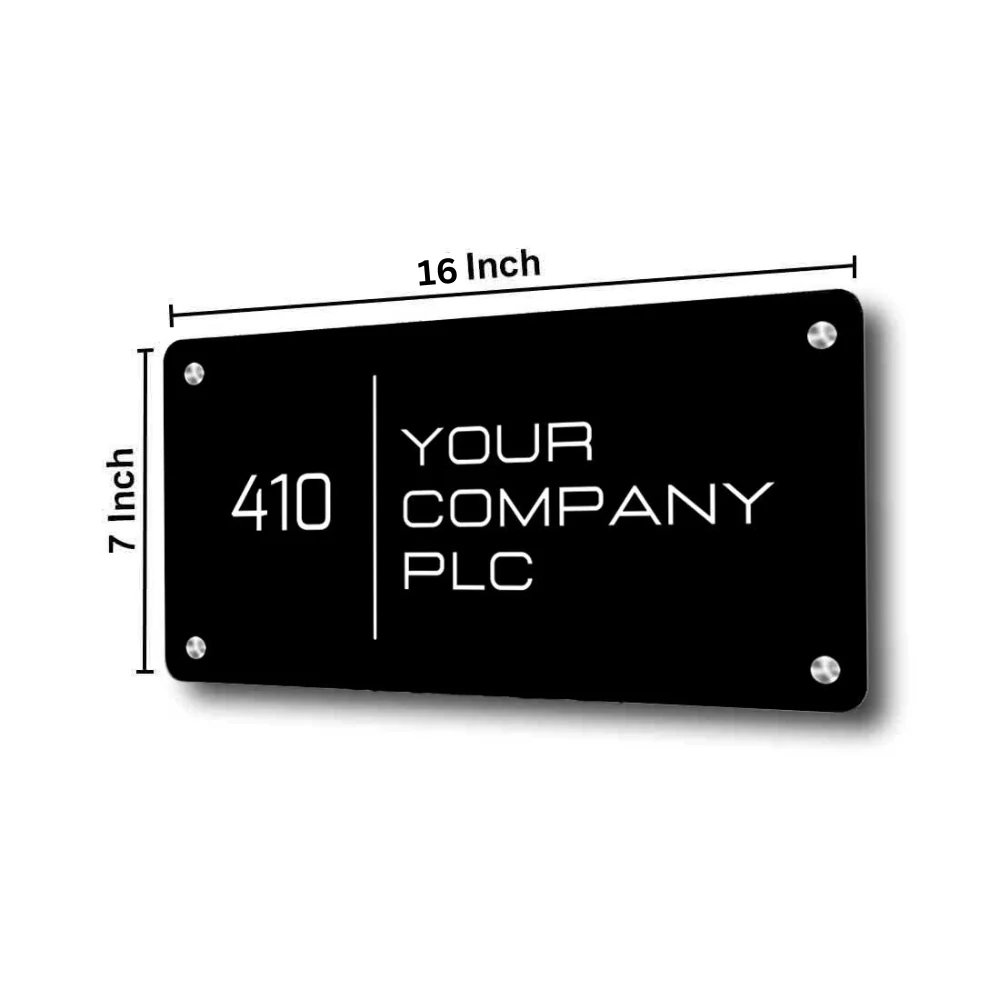 Personalized Small Metal Name Plates for Home Entrance Outdoor - Image 5