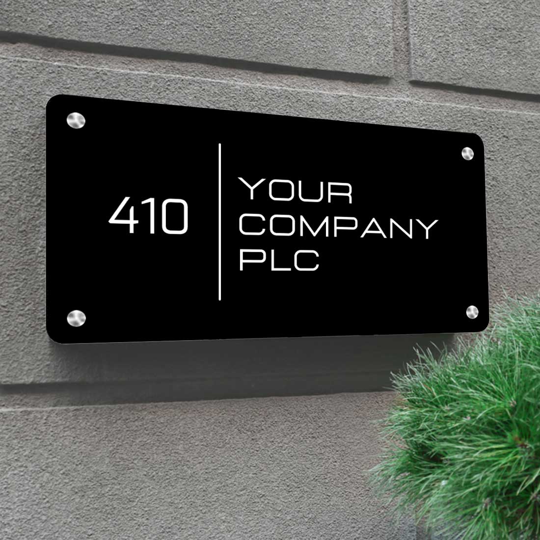 Personalized Small Metal Name Plates for Home Entrance Outdoor - Image 6