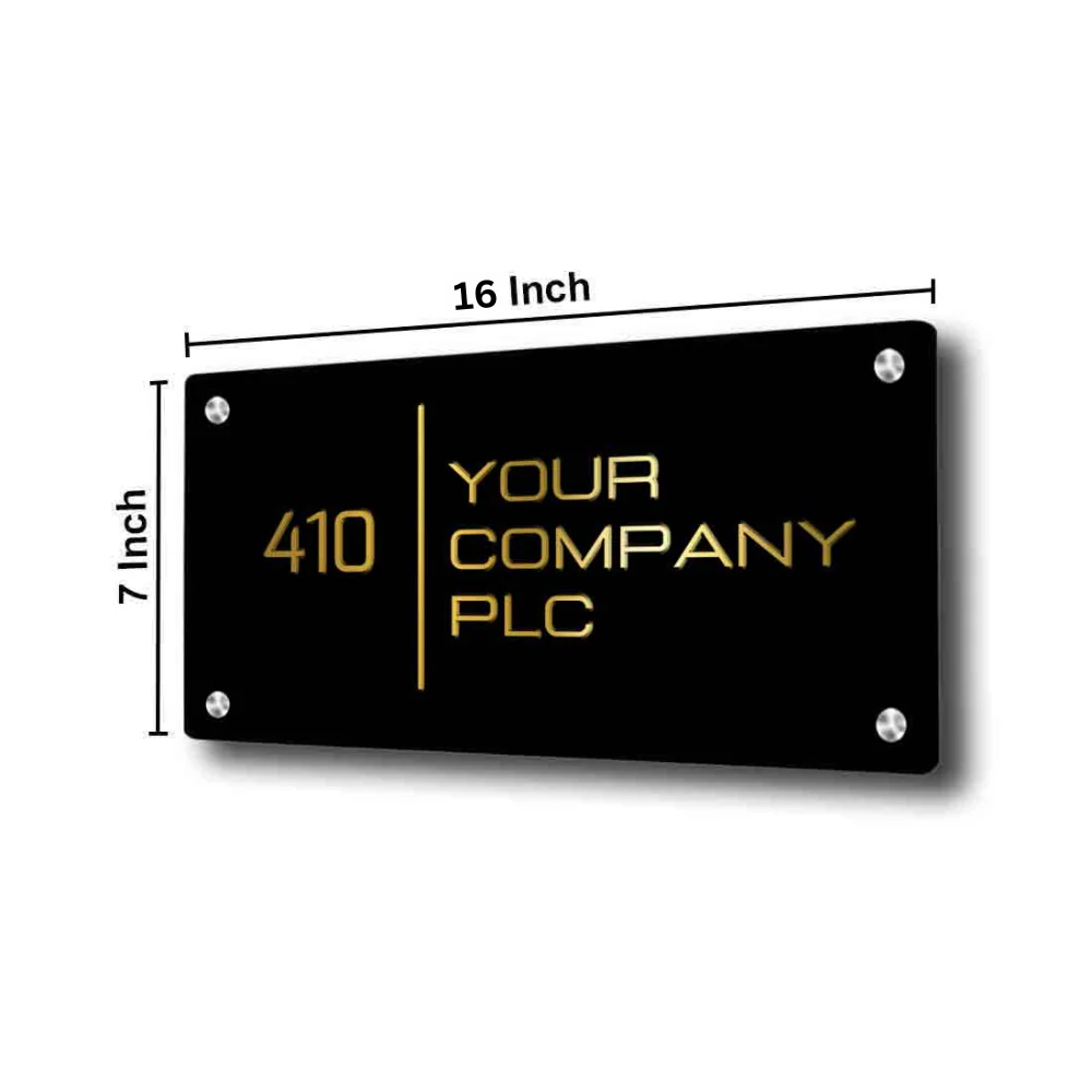Personalized Small Metal Name Plates for Home Entrance Outdoor - Image 9