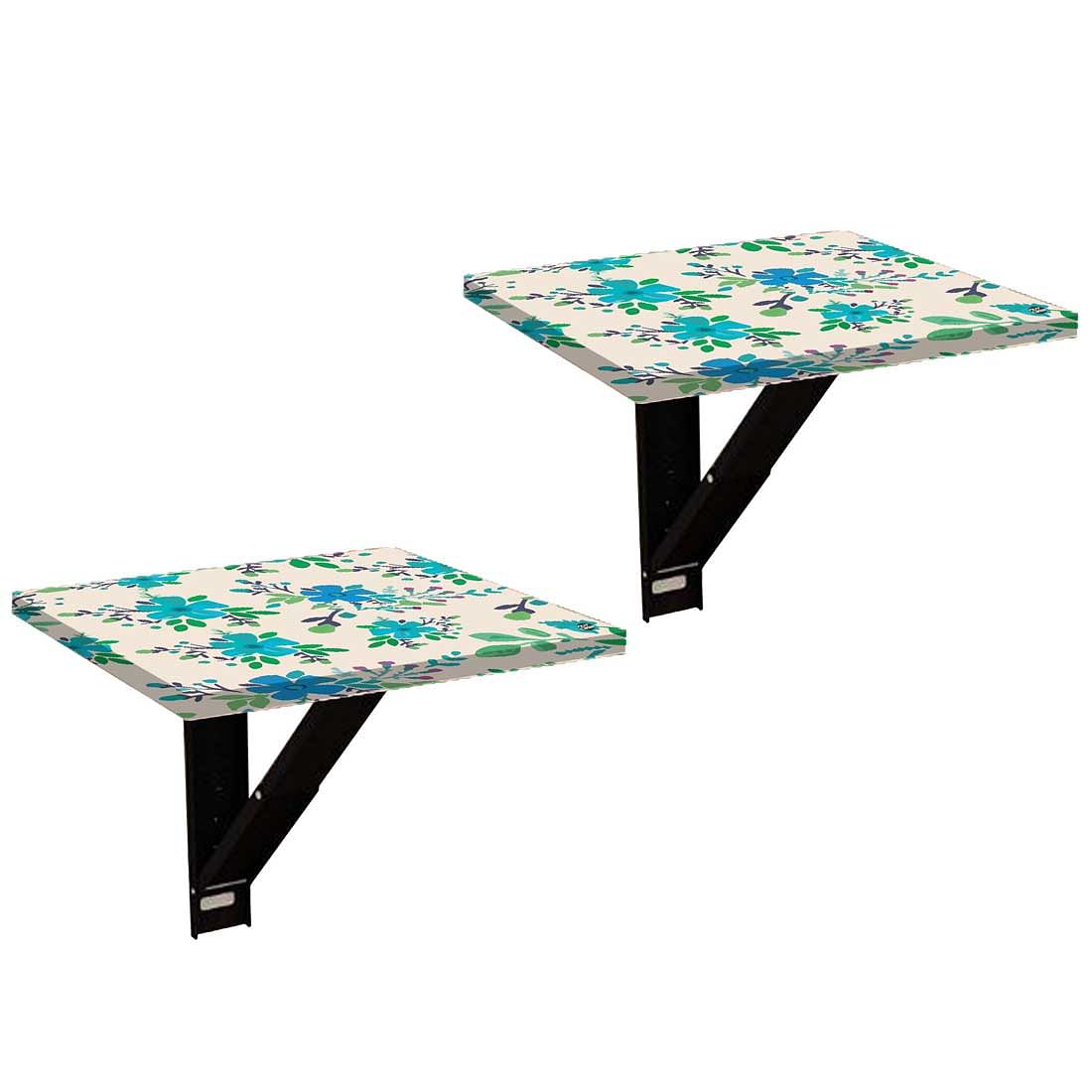 Fold Down Table Bracket - Blue Flower - Image 2