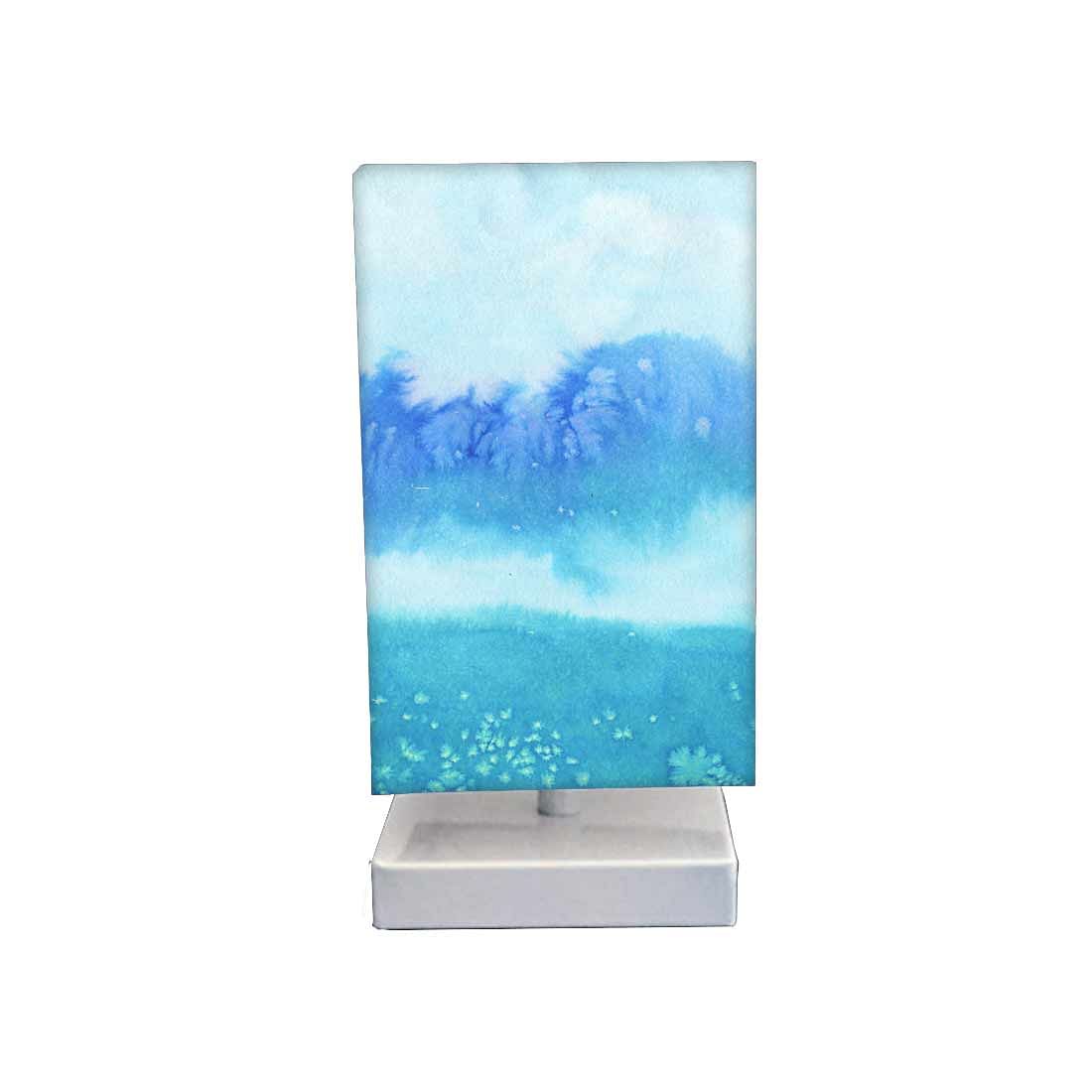 Sky Blue Watercolor Buy Table Lamps for Kids Room - Image 3