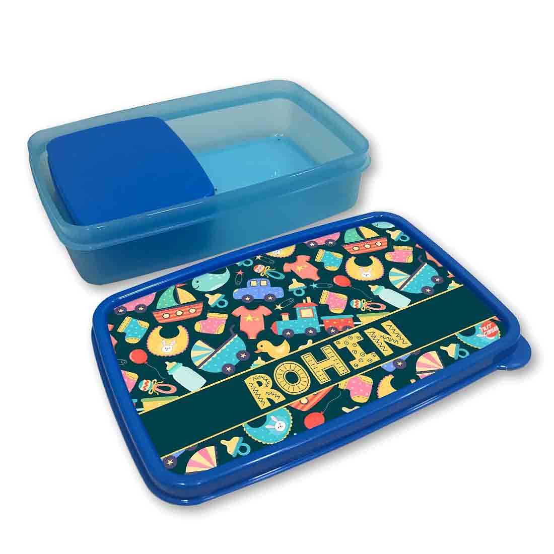 Personalized Snack Box for Kids Plastic Lunch Box for Boys -Kids Toy - Image 3