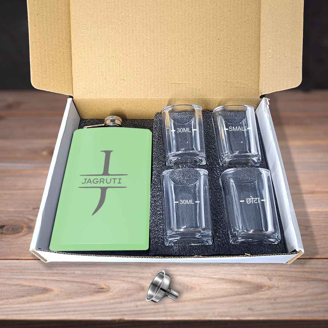 Stainless Steel Alcohol Flask for Women - Personalized 8oz Pink Hip Flask - Image 14