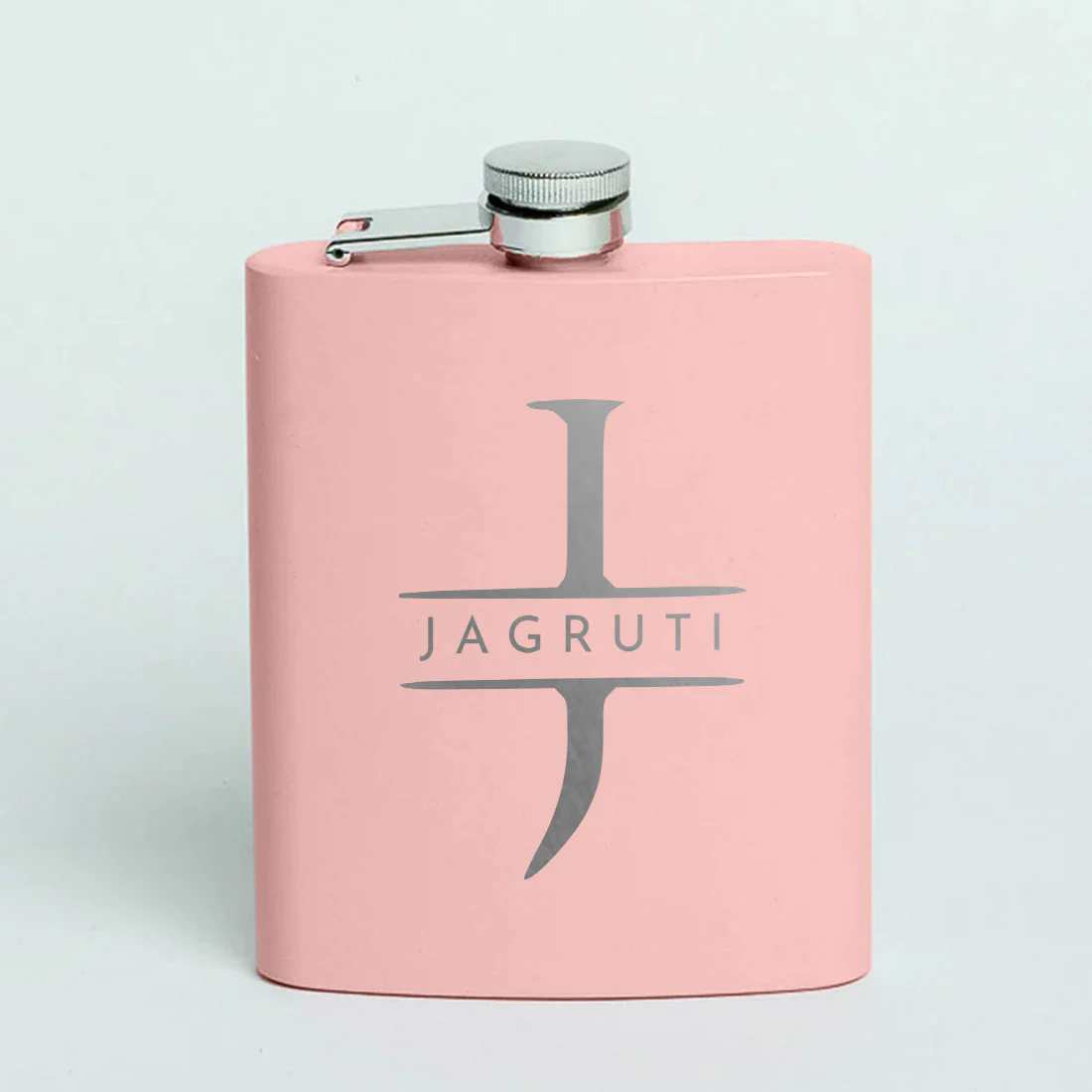 Stainless Steel Alcohol Flask for Women - Personalized 8oz Pink Hip Flask - Image 8