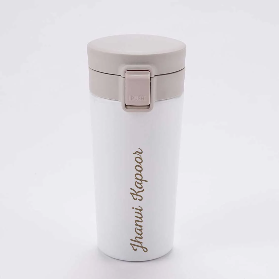 Engraved Personalized Stainless Steel Coffee Tumbler with Lid for Office Travel College - Add Name - Image 12