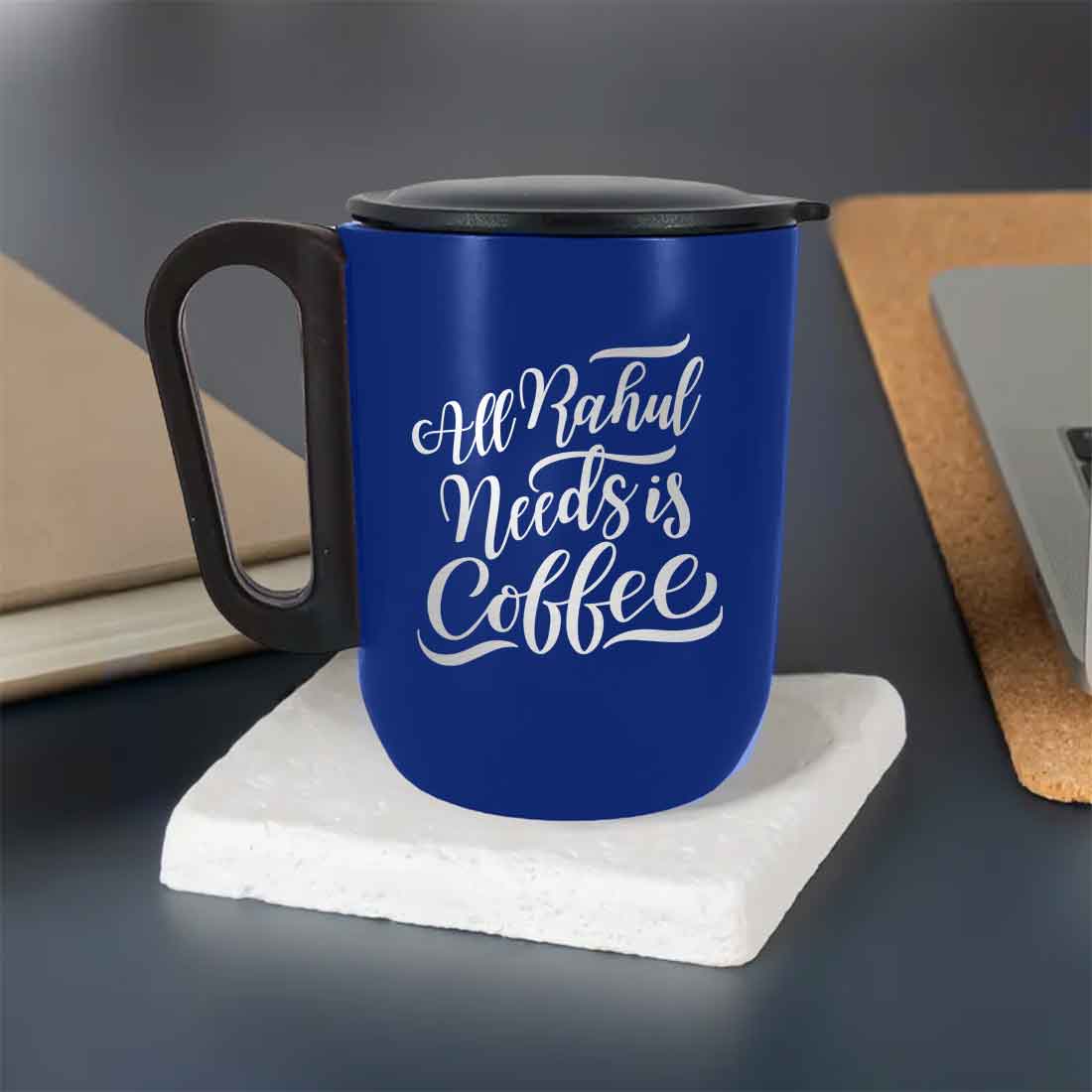 Stainless Steel Mug for Coffee with Name -  Insulated Coffee Cup - Image 2