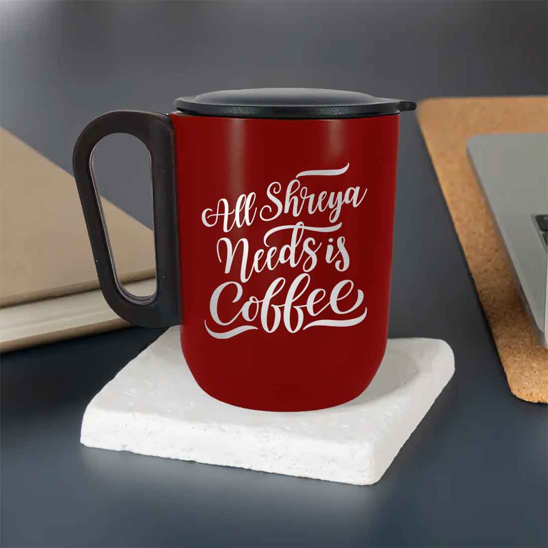 Stainless Steel Mug for Coffee with Name -  Insulated Coffee Cup - Image 8