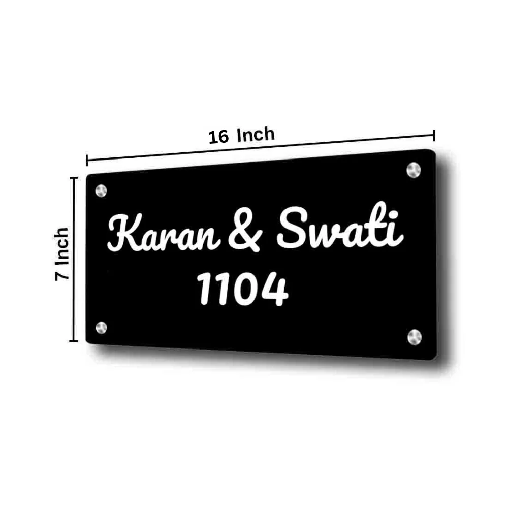 Personalised Stainless Steel Nameplate for Home Entrance Outdoor - Image 9