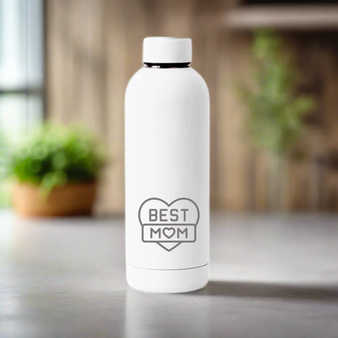 Nutcase Stainless Steel Water Bottle Double Insulated 500ml Bottles for Mom - BPA Free, Leakproof- Best Mom - Image 5