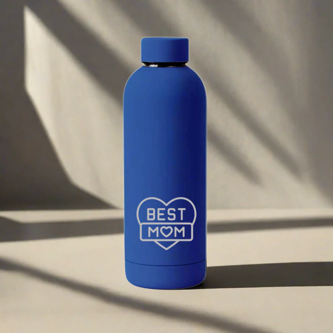 Nutcase Stainless Steel Water Bottle Double Insulated 500ml Bottles for Mom - BPA Free, Leakproof- Best Mom - Image 6