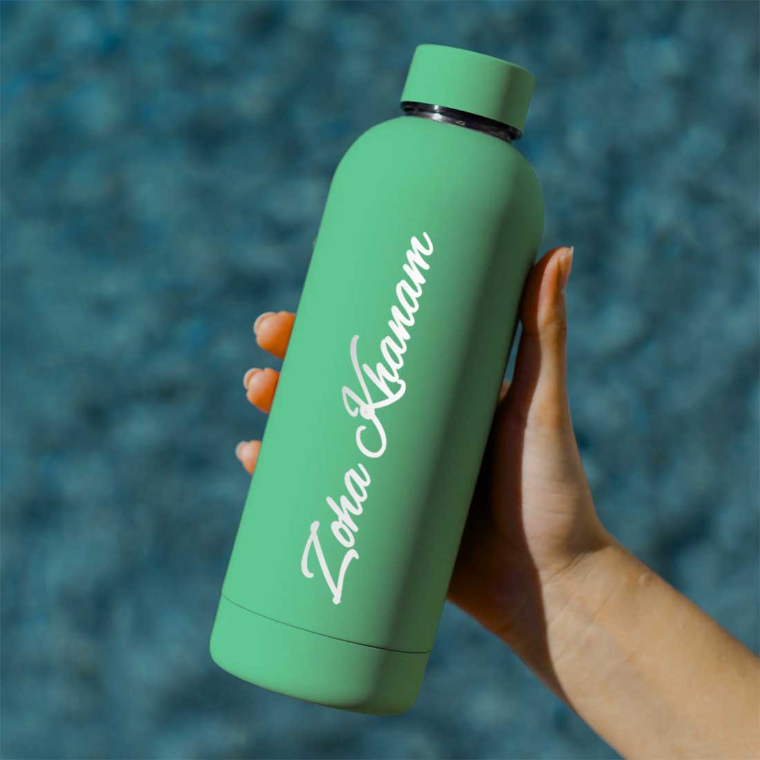 Stainless Steel Water Bottle with Names 500ml Double Insulated Bottles for Office Home Travel- BPA Free, Leakproof - Image 11
