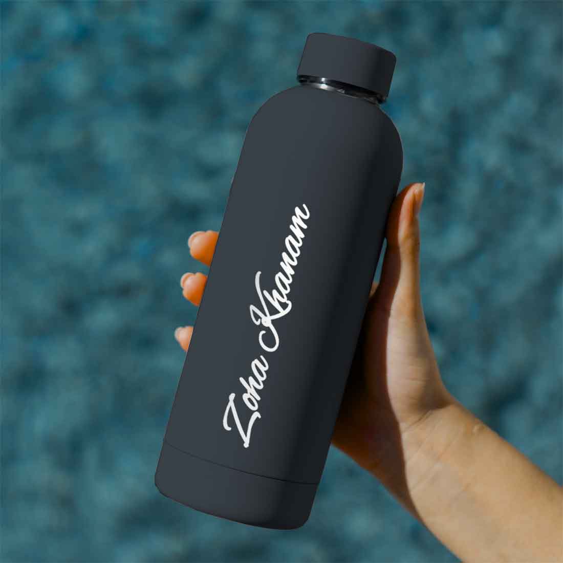 Stainless Steel Water Bottle with Names 500ml Double Insulated Bottles for Office Home Travel- BPA Free, Leakproof - Image 12