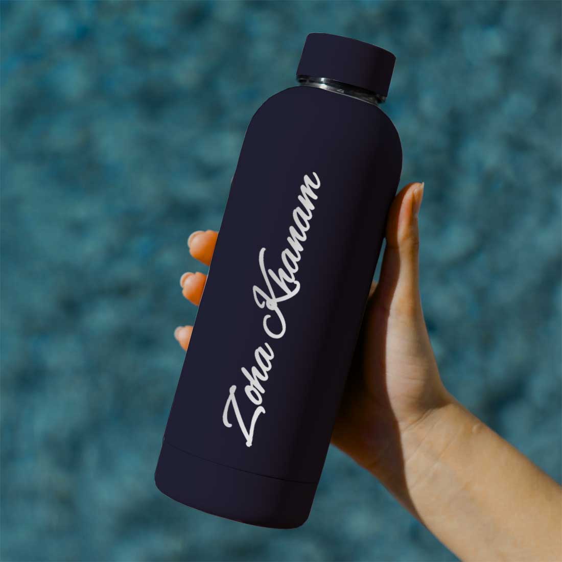 Stainless Steel Water Bottle with Names 500ml Double Insulated Bottles for Office Home Travel- BPA Free, Leakproof - Image 13