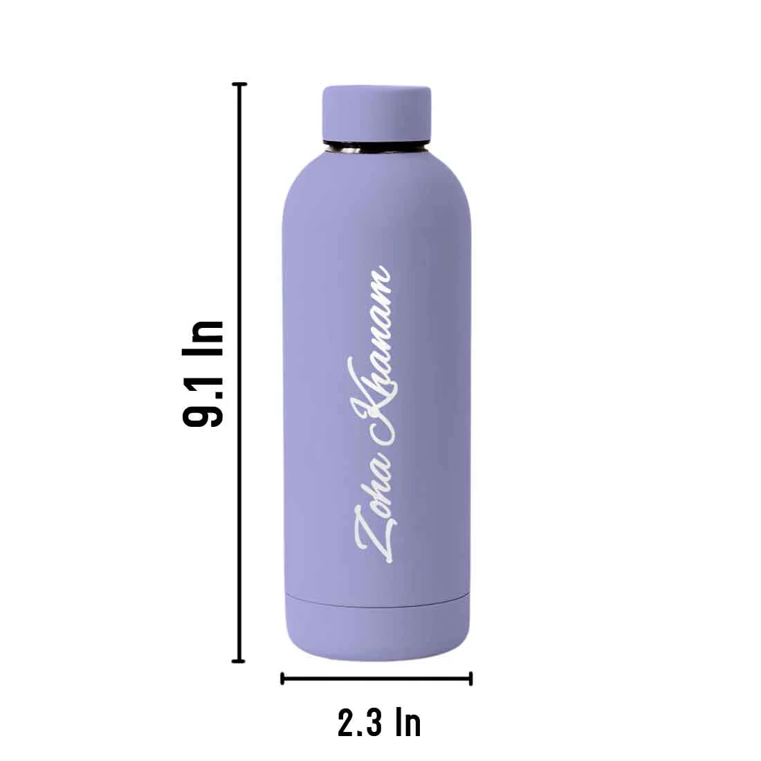 Stainless Steel Water Bottle with Names 500ml Double Insulated Bottles for Office Home Travel- BPA Free, Leakproof - Image 15