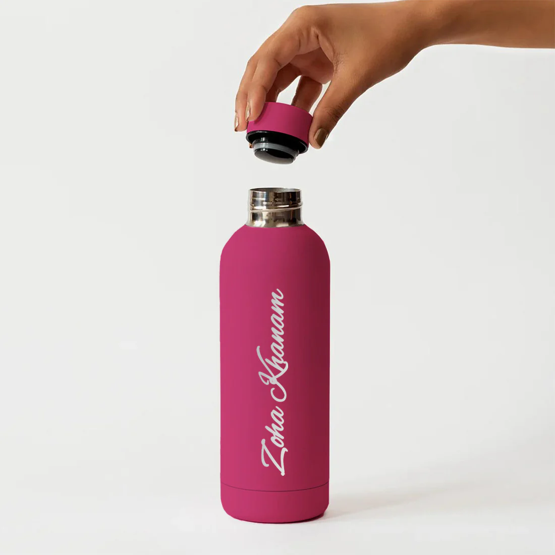 Stainless Steel Water Bottle with Names 500ml Double Insulated Bottles for Office Home Travel- BPA Free, Leakproof - Image 23