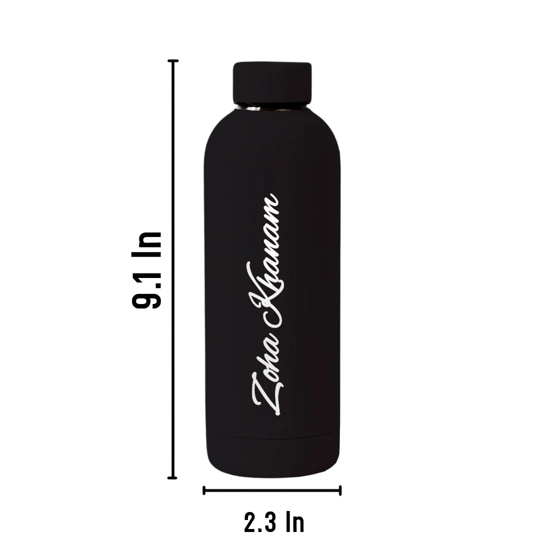 Stainless Steel Water Bottle with Names 500ml Double Insulated Bottles for Office Home Travel- BPA Free, Leakproof - Image 40