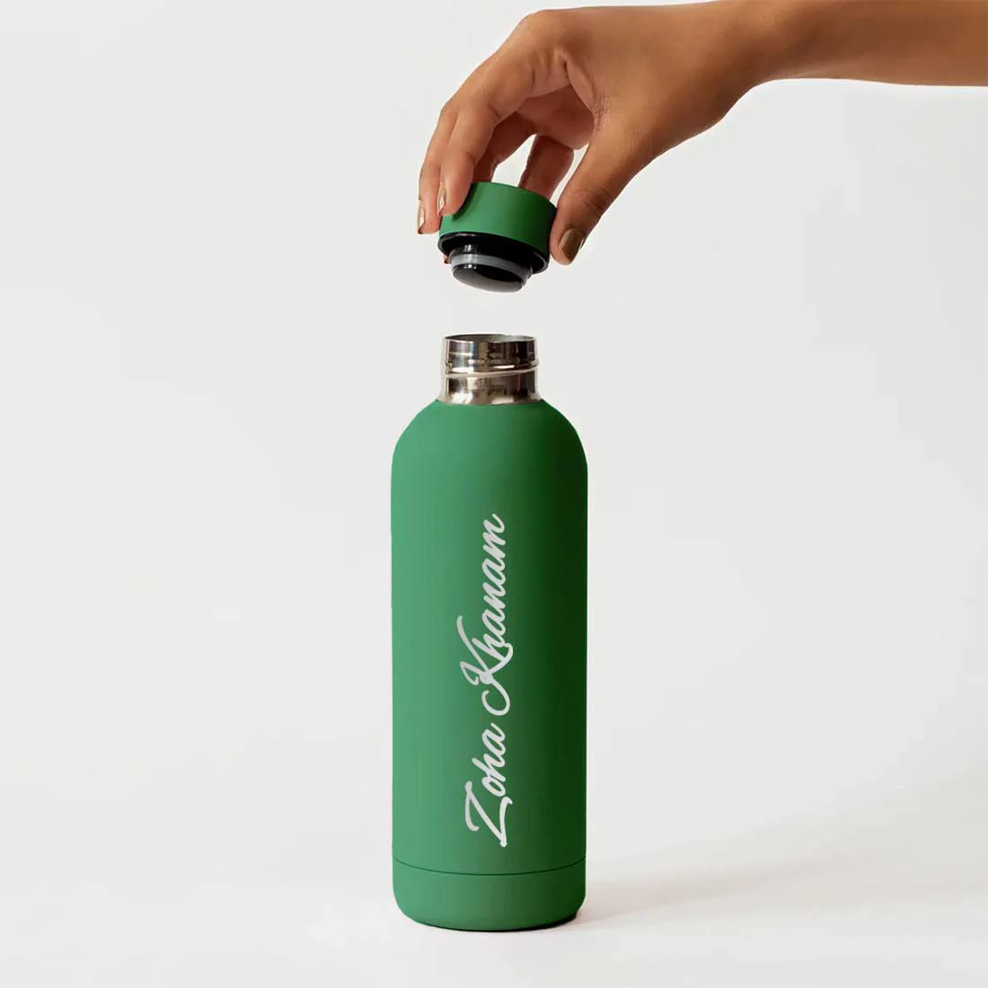 Stainless Steel Water Bottle with Names 500ml Double Insulated Bottles for Office Home Travel- BPA Free, Leakproof - Image 49