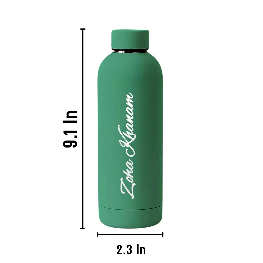 Stainless Steel Water Bottle with Names 500ml Double Insulated Bottles for Office Home Travel- BPA Free, Leakproof - Image 50