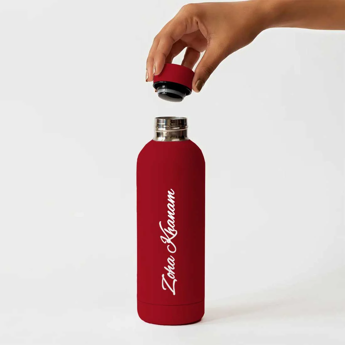 Stainless Steel Water Bottle with Names 500ml Double Insulated Bottles for Office Home Travel- BPA Free, Leakproof - Image 57
