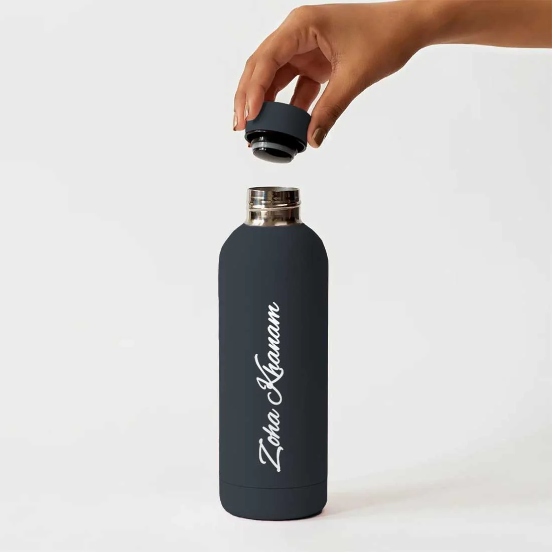 Stainless Steel Water Bottle with Names 500ml Double Insulated Bottles for Office Home Travel- BPA Free, Leakproof - Image 66