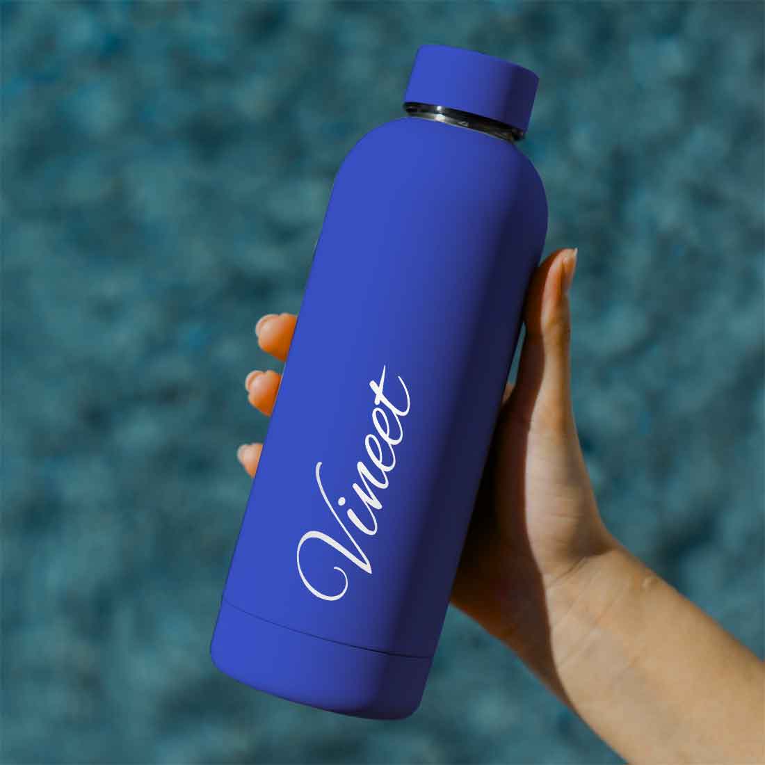 Stainless Steel Water Bottle with Names 500ml Double Insulated Bottles for Office Home Travel- BPA Free, Leakproof - Image 7