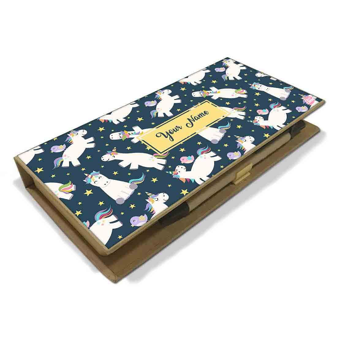 Kids Customized Stationery Kit Desk Organizer - Unicorn - Image 3