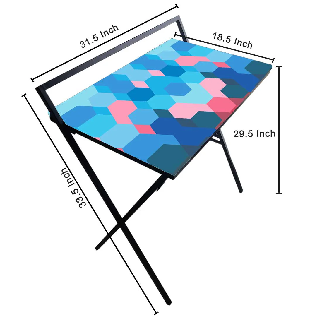 Foldable Writing Desk for Computer Table WFH - Designer - Image 11