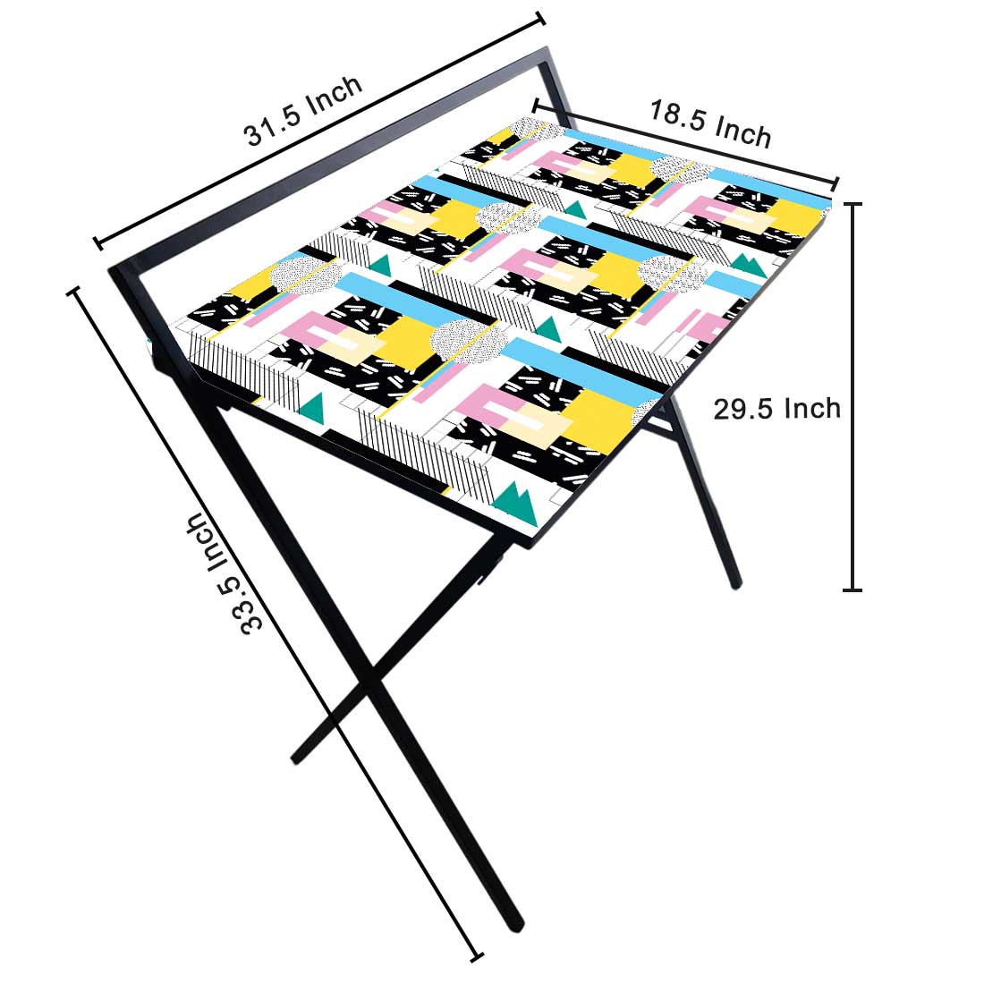 Foldable Writing Desk for Computer Table WFH - Designer - Image 26