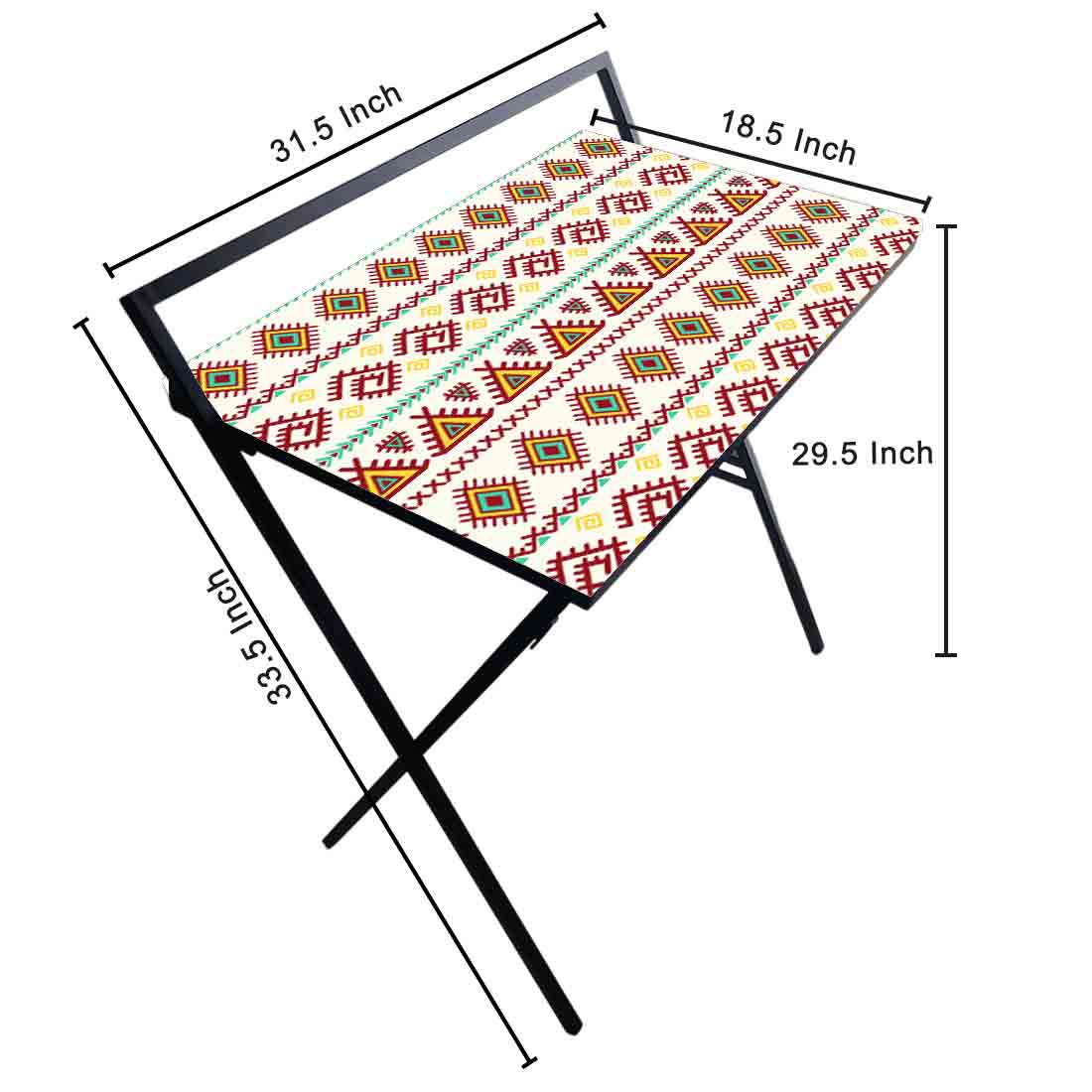 Foldable Computer Desk WFH Study Table for Bedroom - Image 36