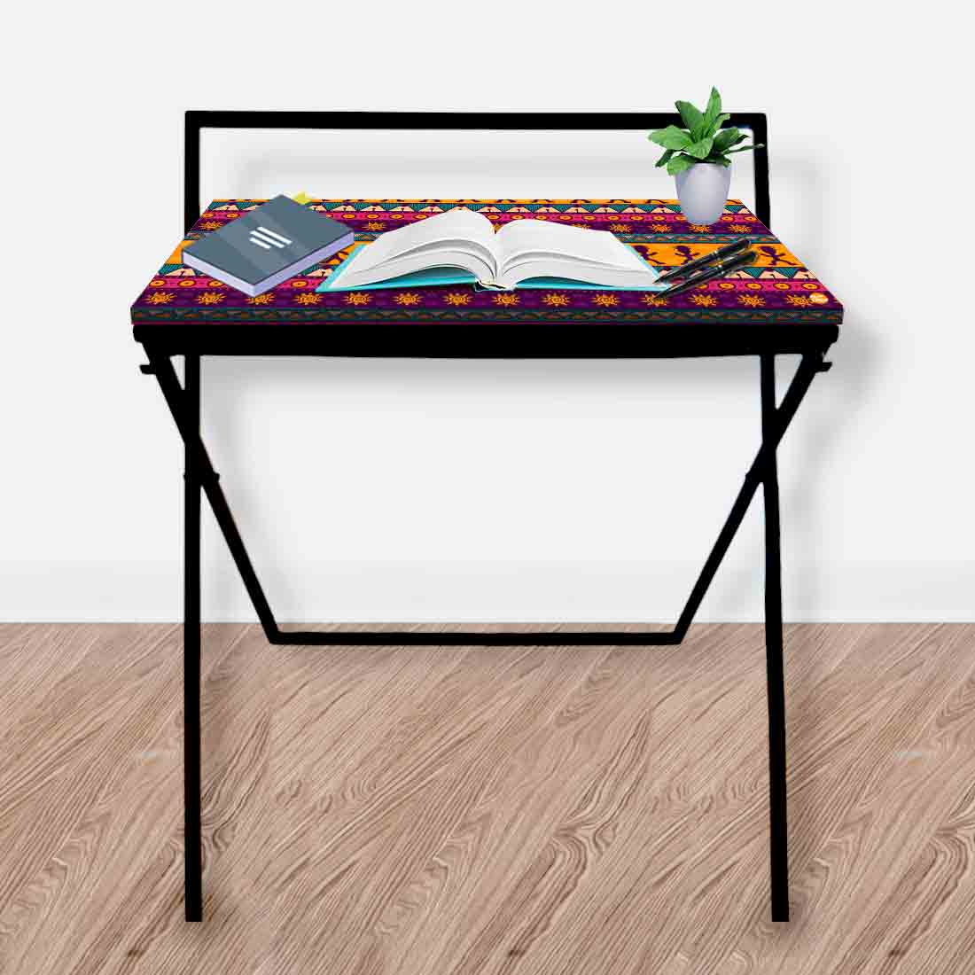 Foldable Computer Desk WFH Study Table for Bedroom - Image 4