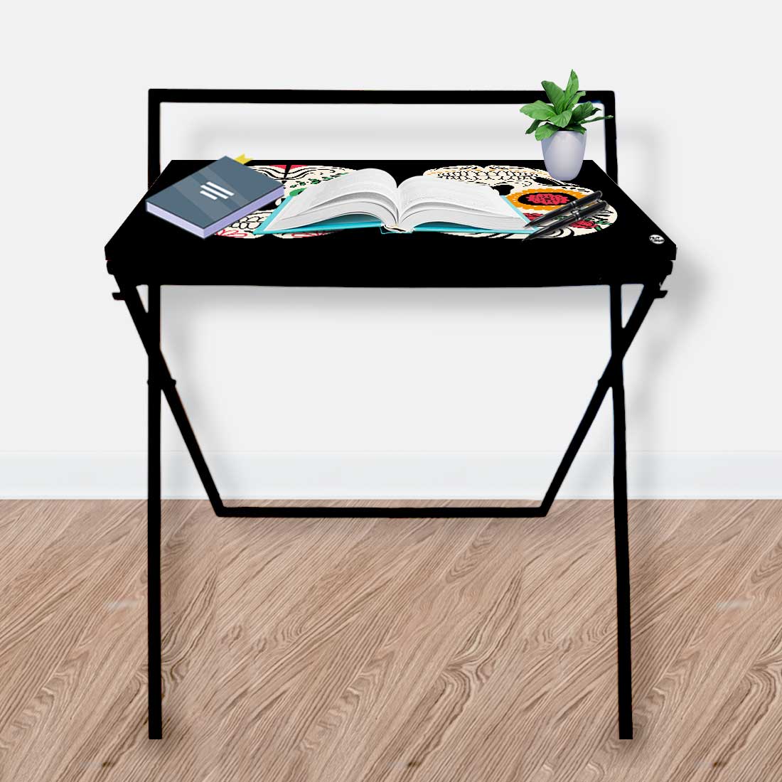 Folding Study Table for Laptop Work Desk - Quirky Designs - Image 13