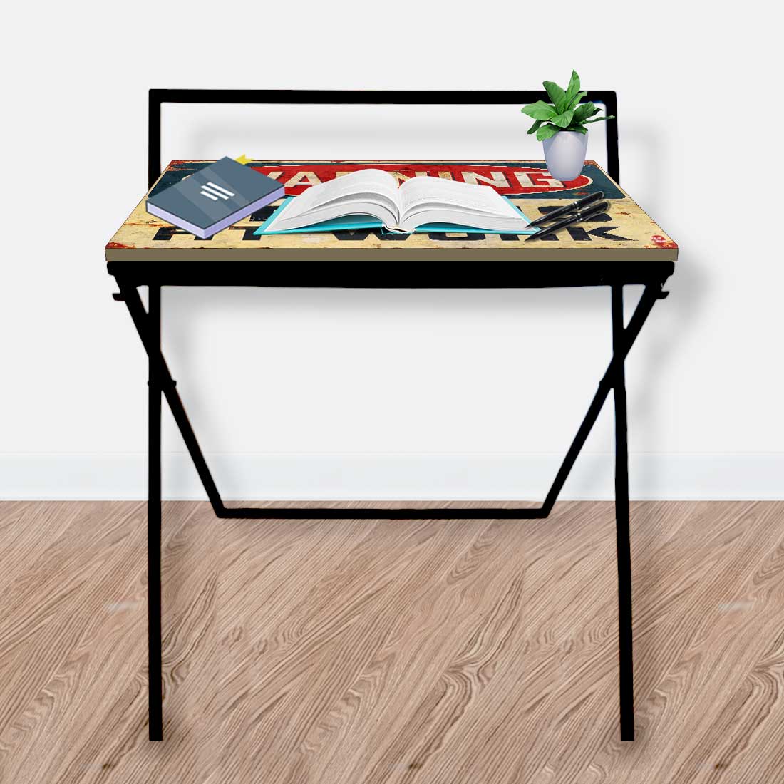 Folding Study Table for Laptop Work Desk - Quirky Designs - Image 18