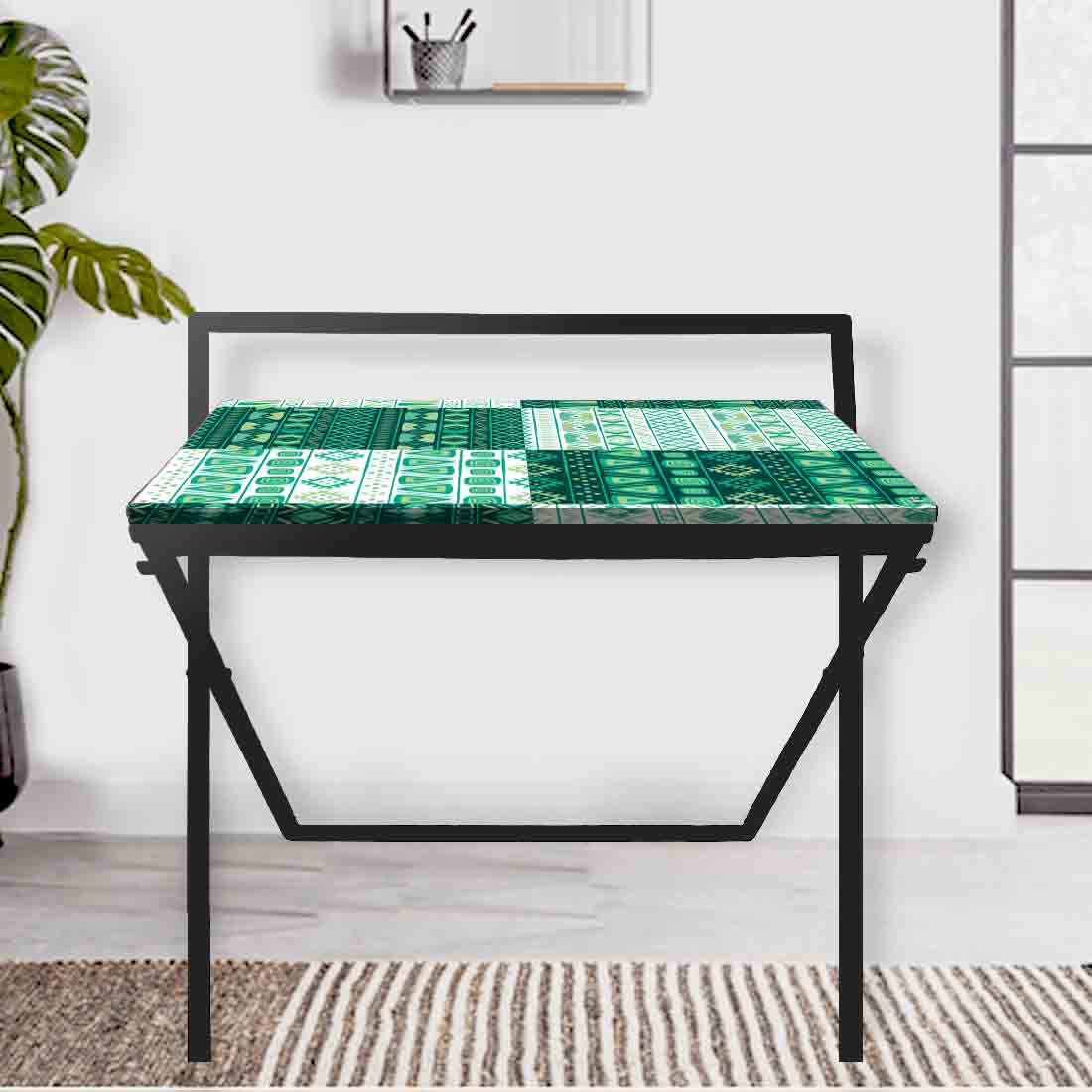 Foldable Small Study Table for WFH Desk - Colorful - Image 17