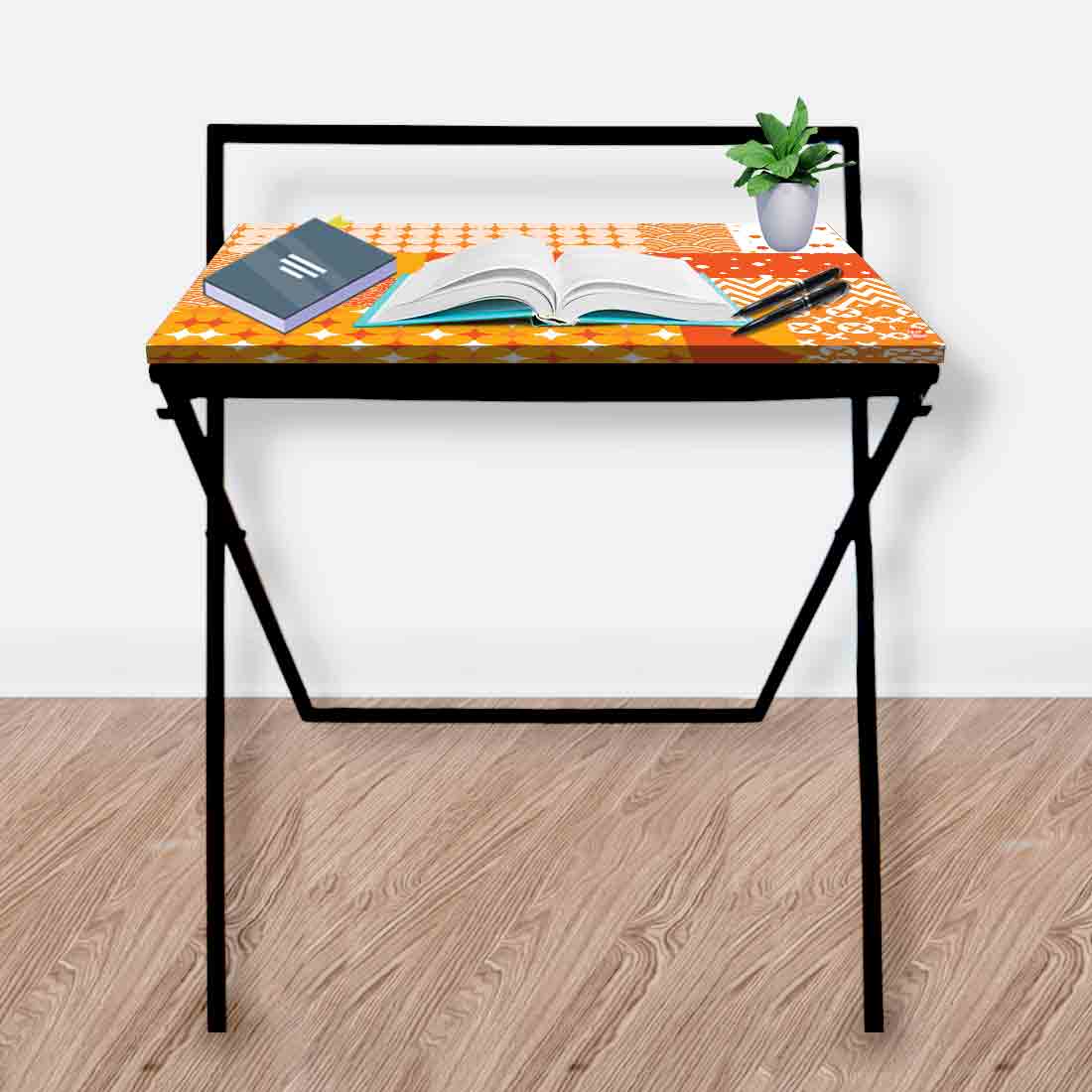 Foldable Small Study Table for WFH Desk - Colorful - Image 27